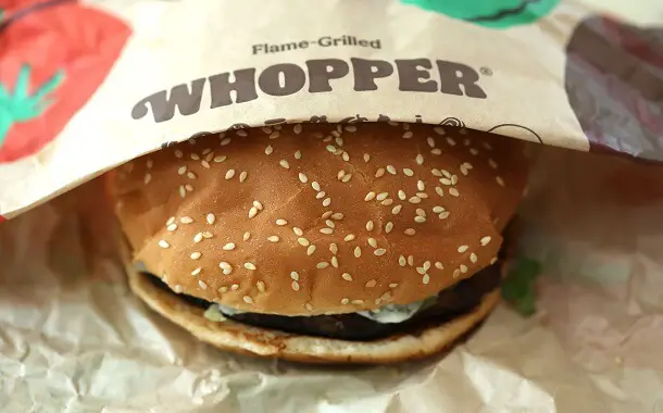 Burger King Whopper Cost