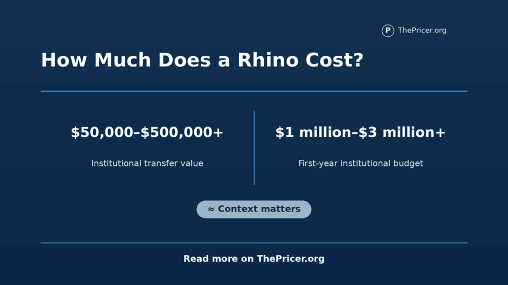 Rhino Cost