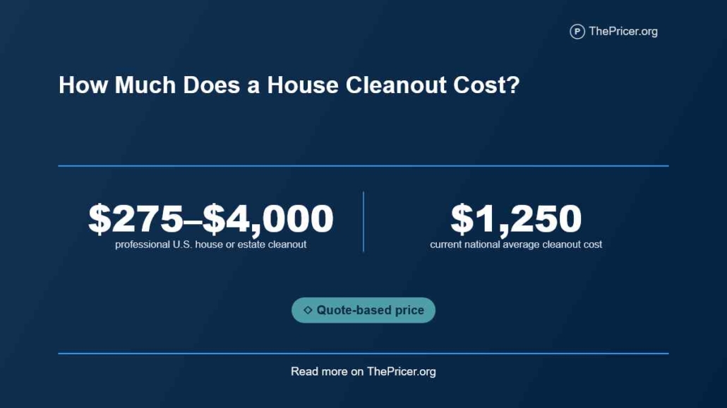 House Clean Out Cost