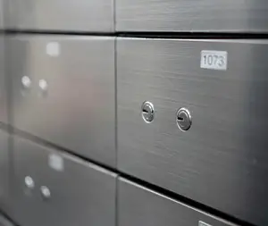 Metal Safety Deposit Box