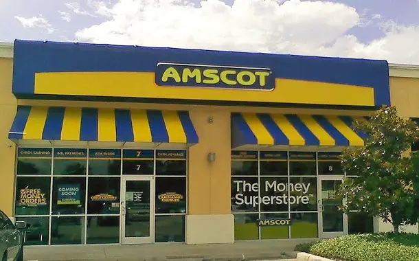 Amscot Charge to Cash Check