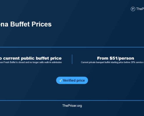 Barona Buffet Cost