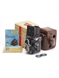 Rolleiflex camera with box