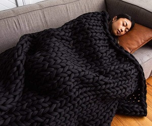 Extra Large Knitted Blanket