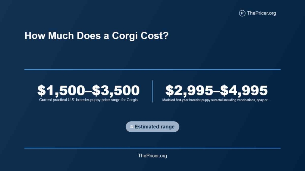 How Much Does a Corgi Cost
