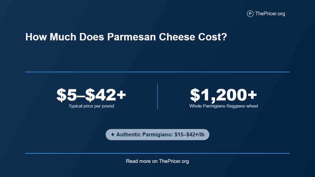Parmesan Cheese Cost