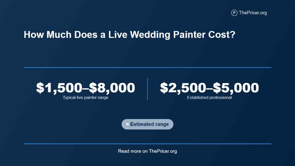 Live Wedding Painter Cost