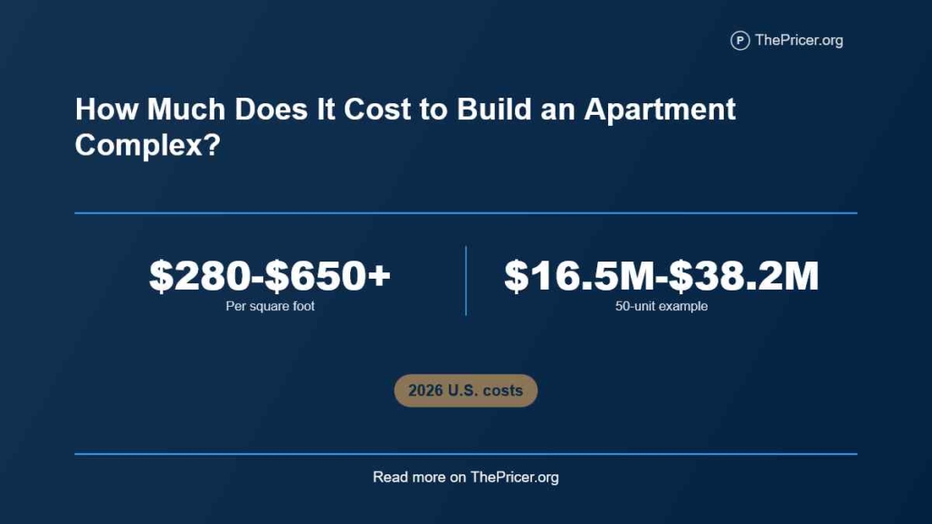 Cost to Build an Apartment Complex