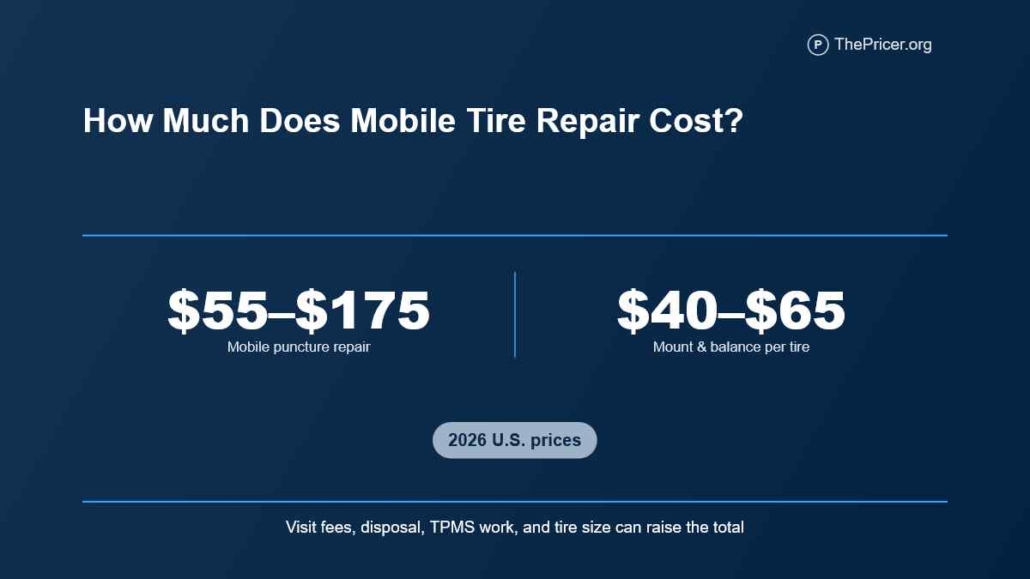 Mobile Tire Repair Cost