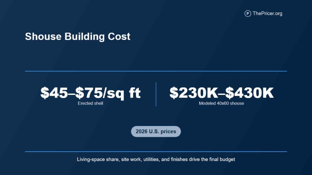 Cost to Build a Shouse