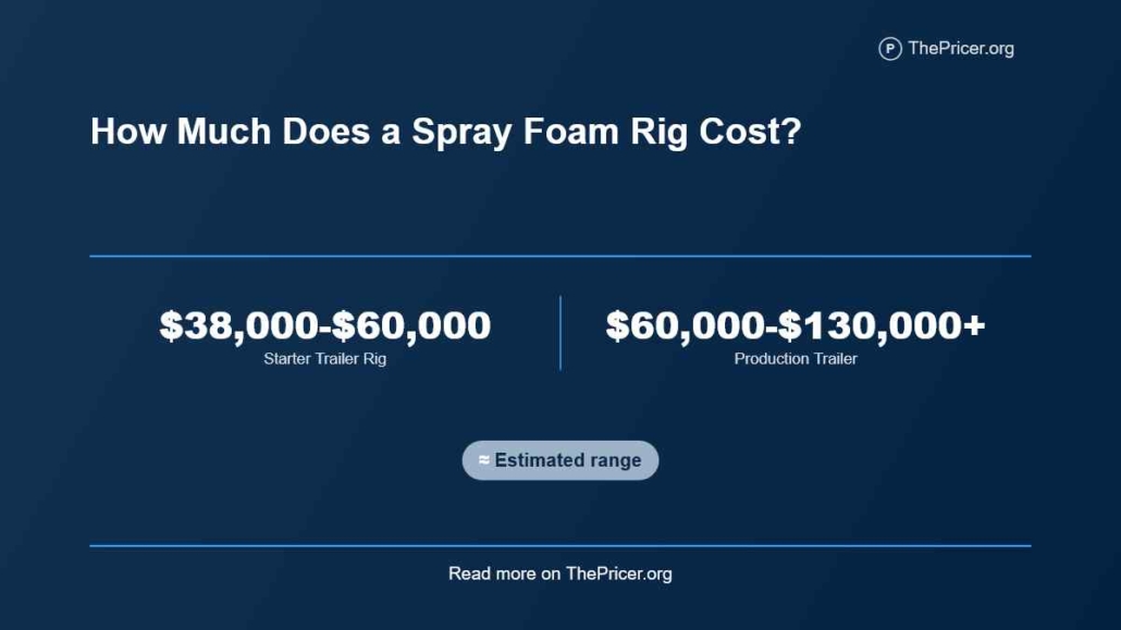 Spray Foam Rigs Cost