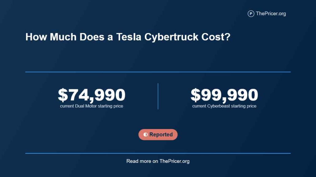 Tesla Cybertruck Cost