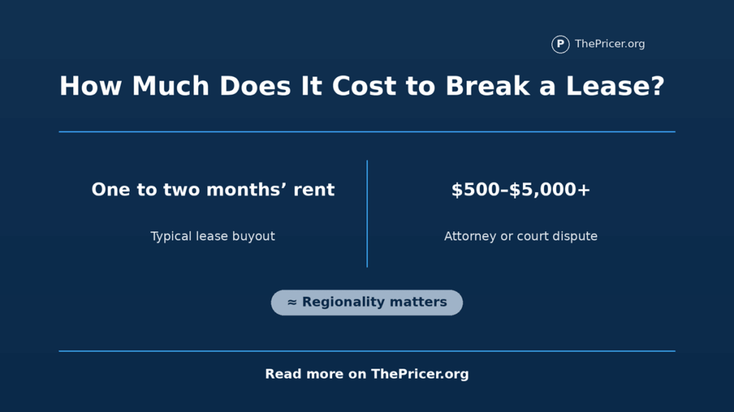 How Much Does it Cost to Break a Lease?