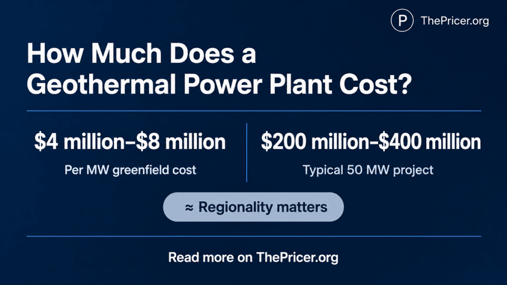 Geothermal Power Plant Cost