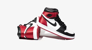 Red and White Jordans