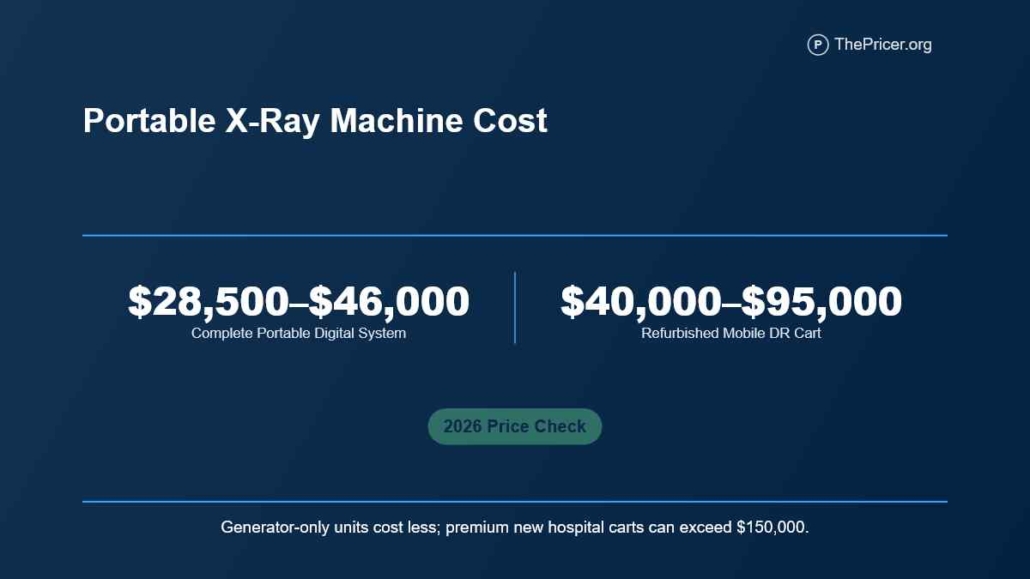 Portable X-Ray Machine Cost