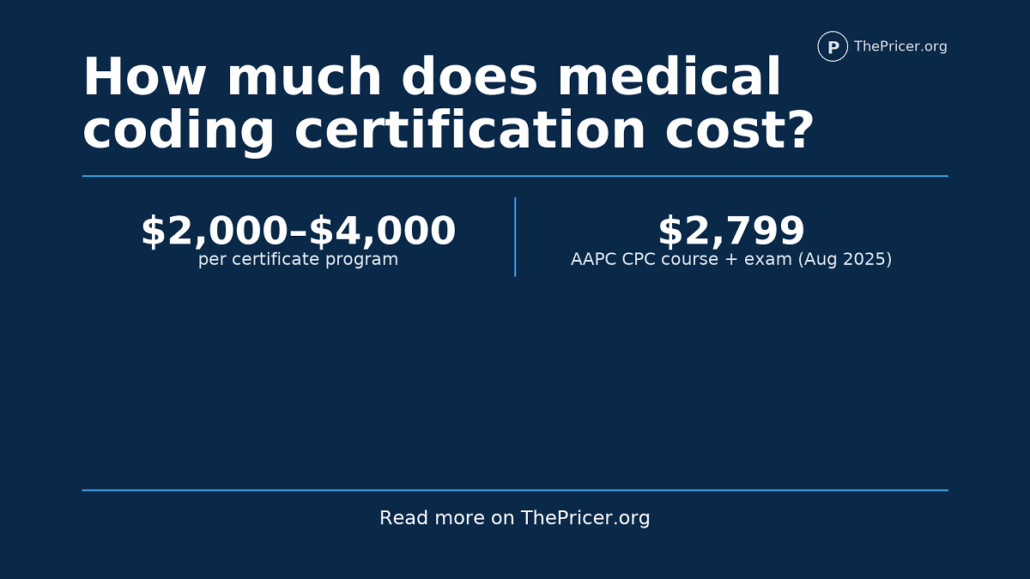Medical Coding Certification Cost