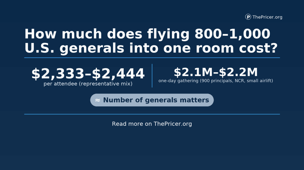 Generals Cost