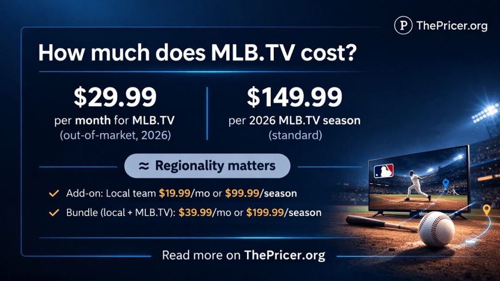 MLB TV Cost