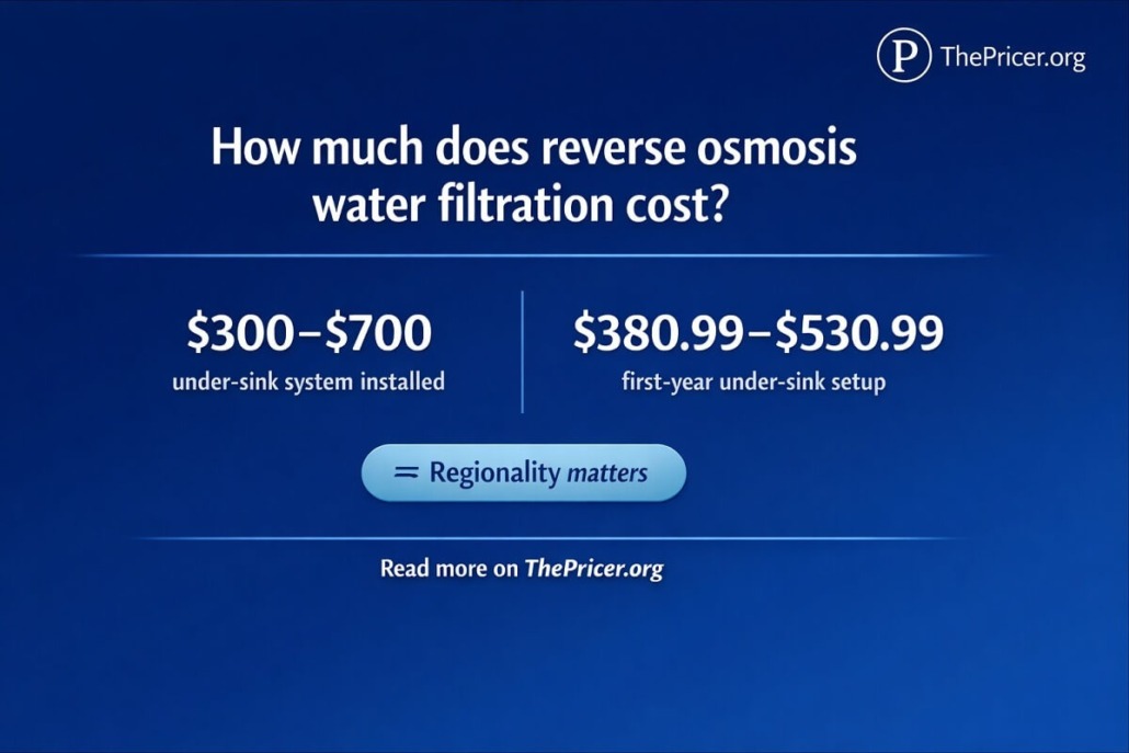 RO Water Filtration Cost