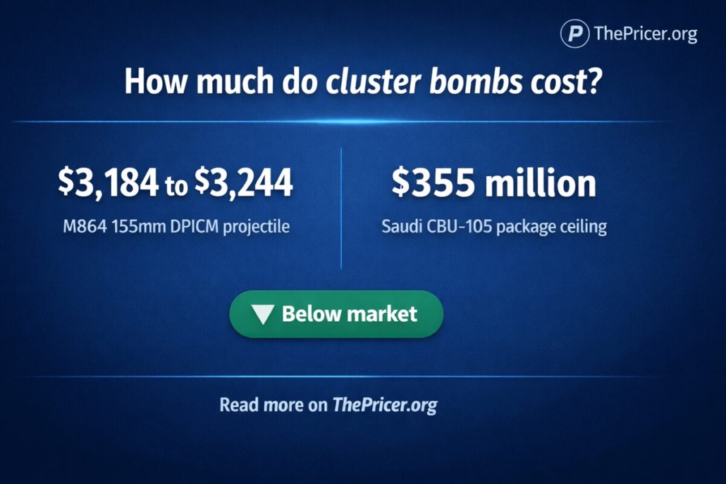 Cluster Bomb Cost