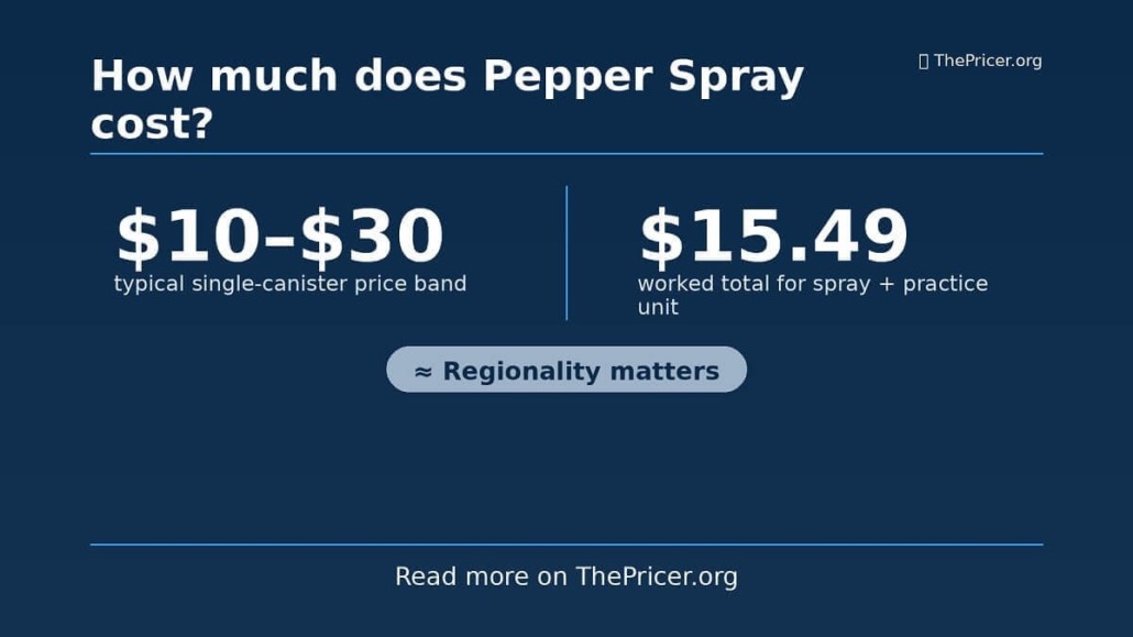 Pepper Spray Cost