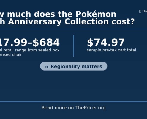 Pokemon 30th Anniversary Cost