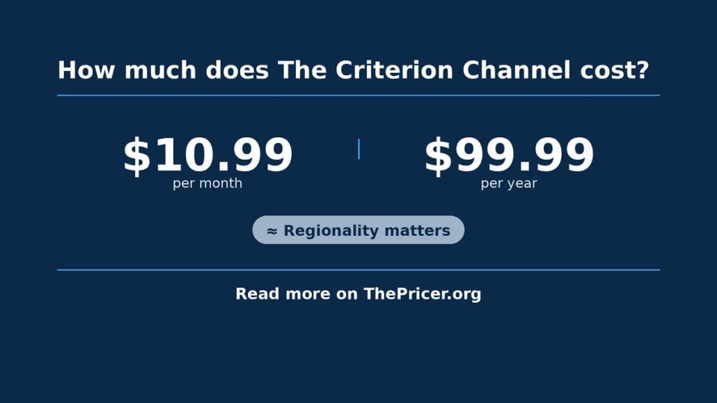 Criterion Cost