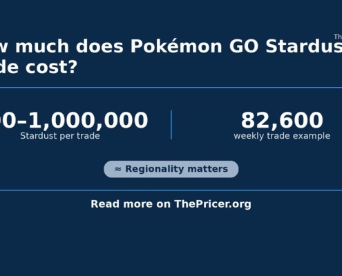Pokemon Trade Cost