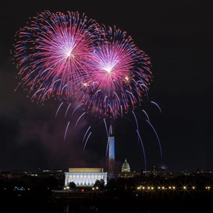Trump's Washington fireworks show over the National Mall