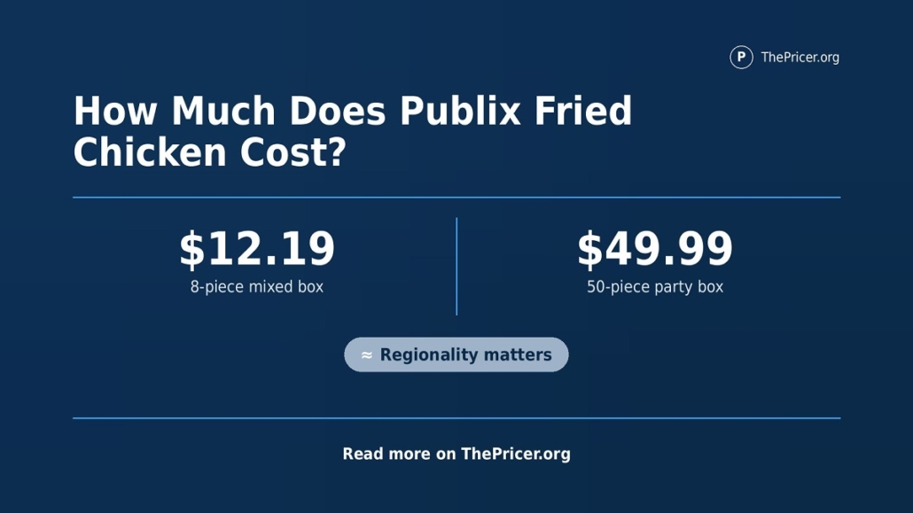 Publix Fried Chicken Cost