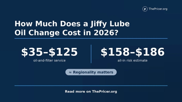 How Much Does A Jiffy Lube Oil Change Cost?