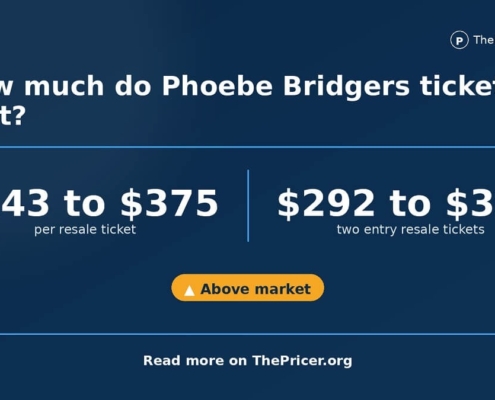 Phoebe Bridgers TIckets Cost Card
