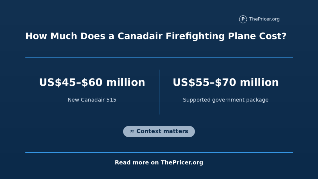CanadAir Firefighting Plane Cost