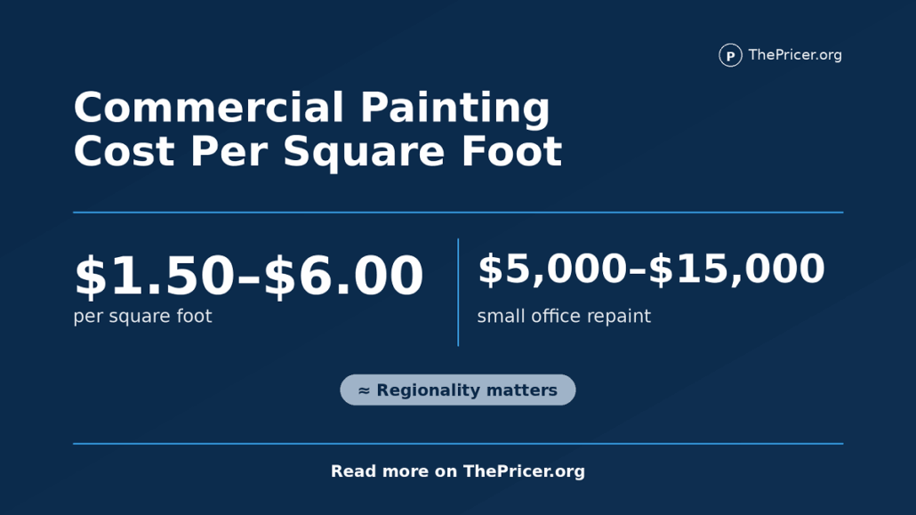 Commercial Painting Cost per Square Foot
