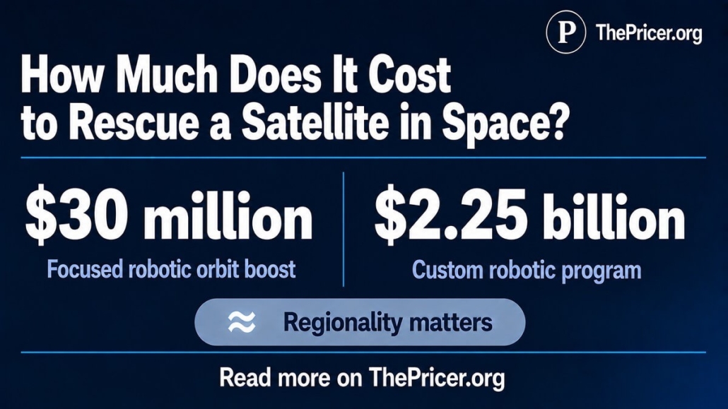 Cost to Rescue a Satellite in Space