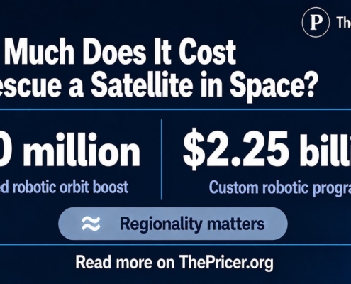 Cost to Rescue a Satellite in Space