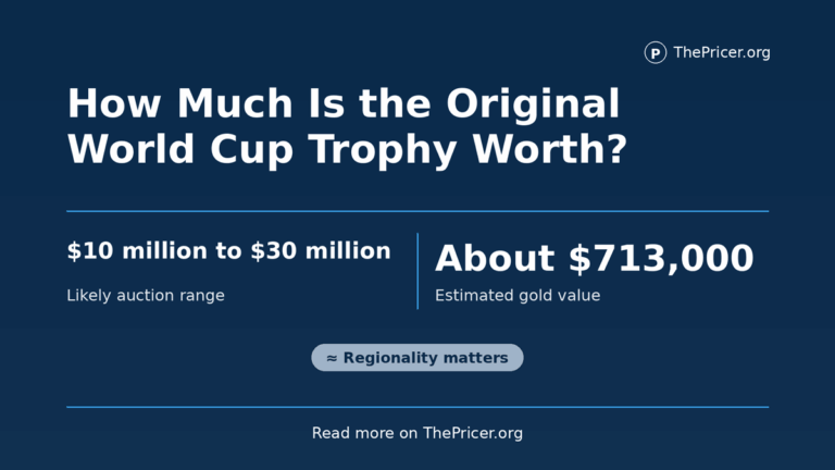 World Cup Trophy Worth