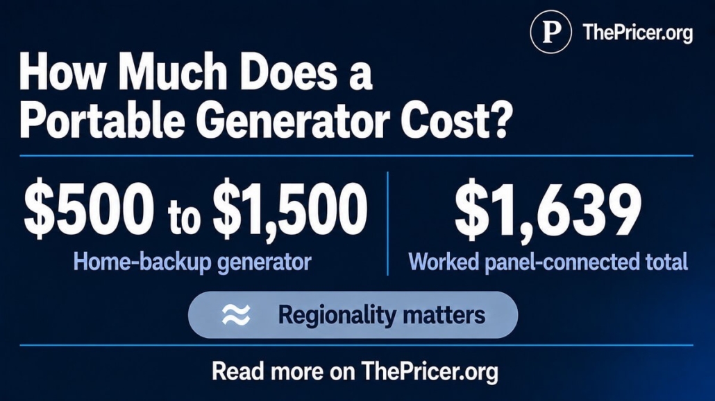 Portable Generator Cost