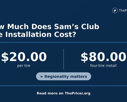 Sam's Club Tire Installation Cost
