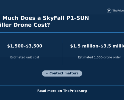 SkyFall P1 Sun JetKiller Drone Cost
