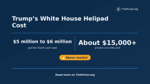 Trumps White House Helipad Cost