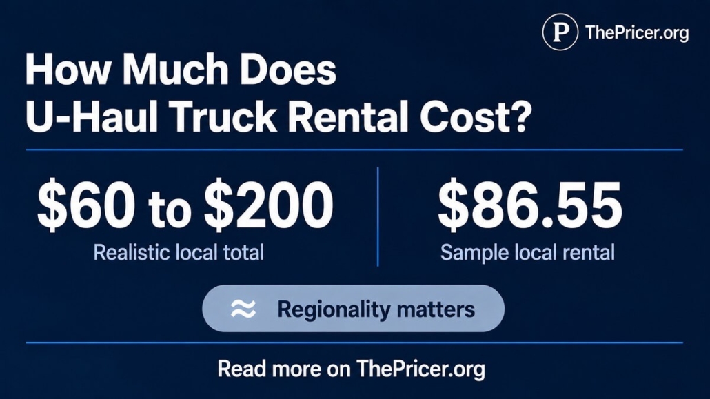 U-Haul Truck Rental Cost