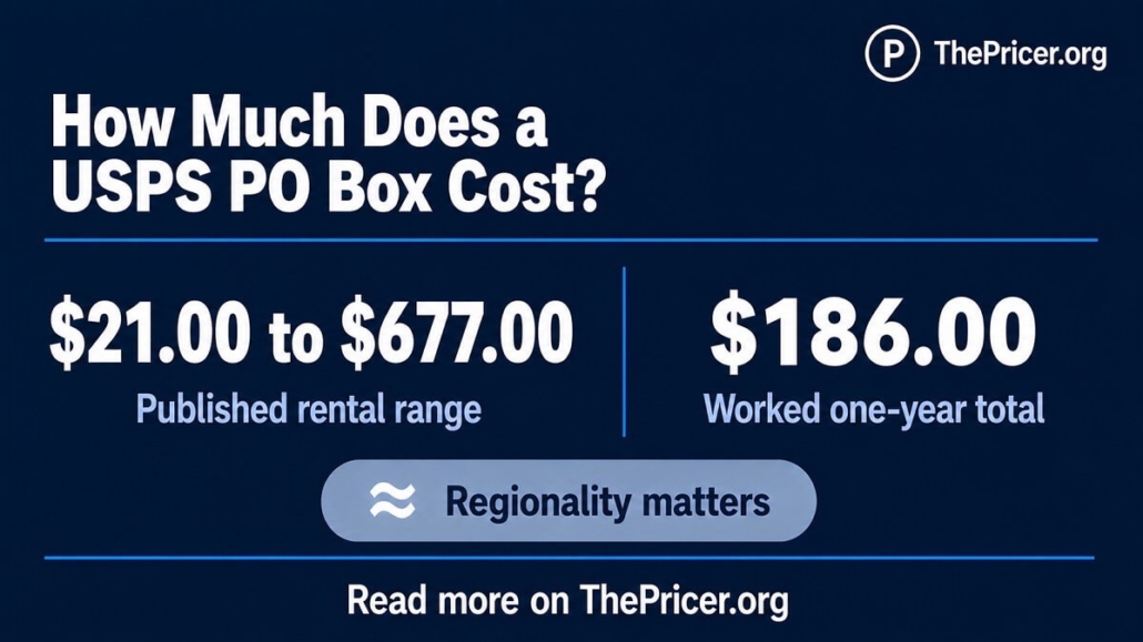 USPS PO Box Cost