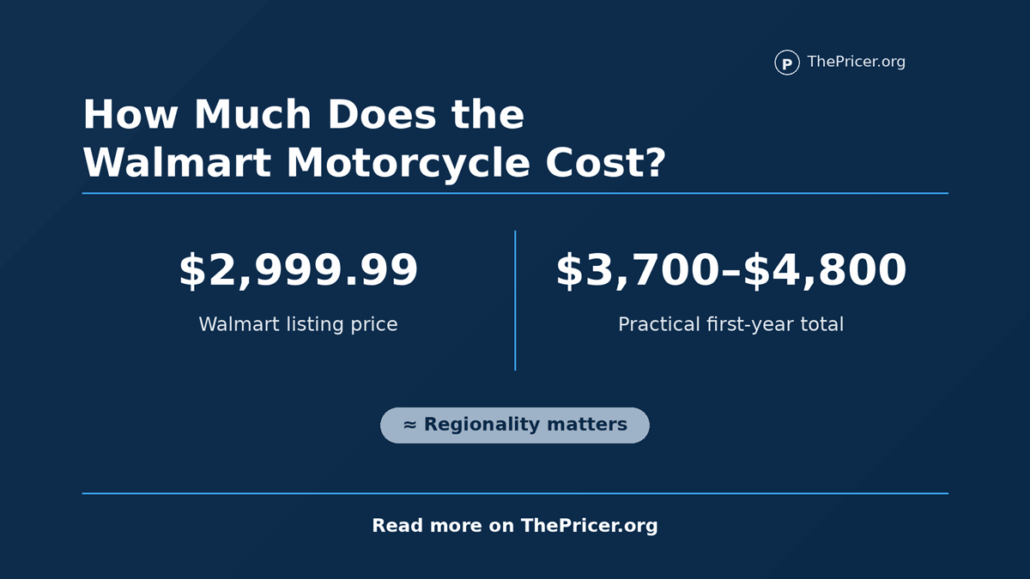 Walmart Motorcycle Cost