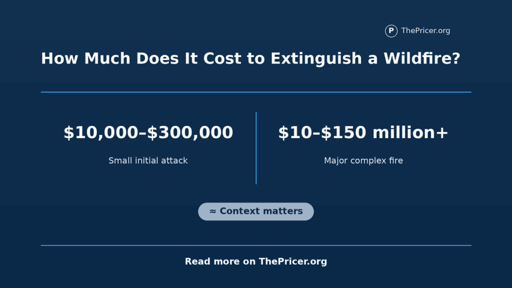 Wilfire Extinguishing Cost