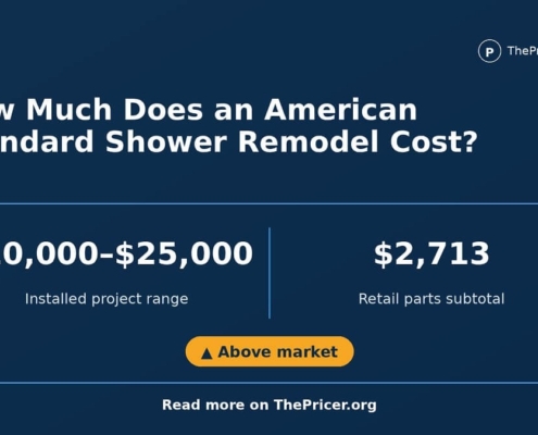 American Standard Shower Remodel Cost