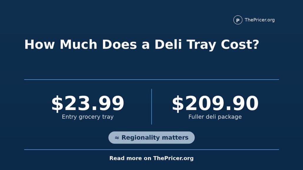 Deli Tray Cost