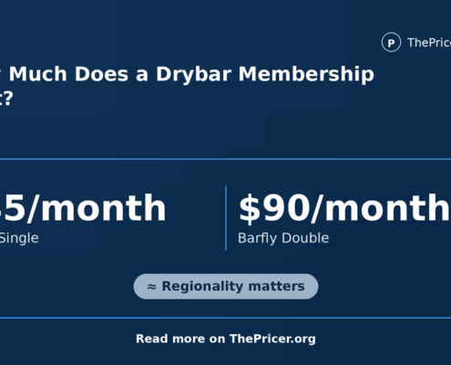 Drybar Membership Cost