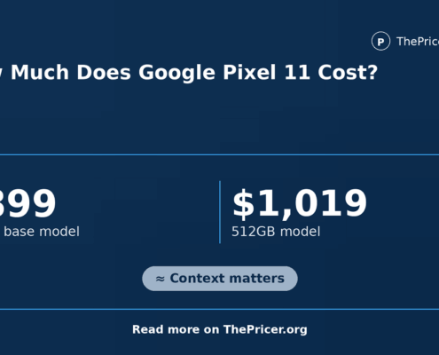 Google Pixel 11 Cost